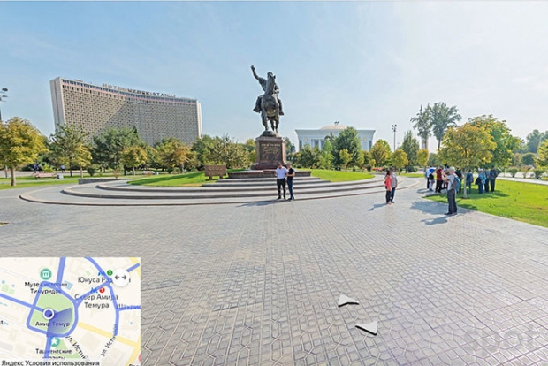 Ўзбекистоннинг панорамали харитаси “Яндекс.Хариталар”га киритилди