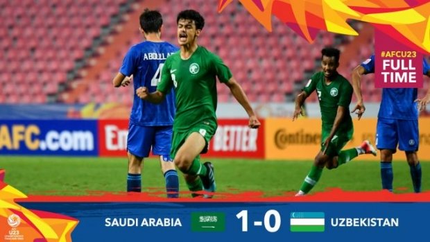 U-23 Osiyo chempionati. Saudiya Arabistoni - O‘zbekiston 1:0 (video)