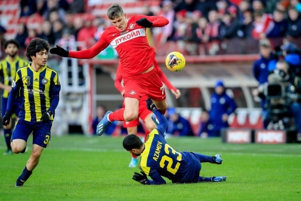 «Spartak» «Paxtakor» darvozasiga javobsiz 4 ta gol urdi (video)