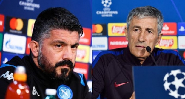 “Napoli” – “Barselona”. Kike Seten va Jennaro Gattuzo o‘yindan oldin nimalar deyishdi?