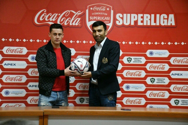 Superliga va kubok o‘yinlarida foydalaniladigan to‘pning taqdimot marosimi o‘tkazildi (foto)