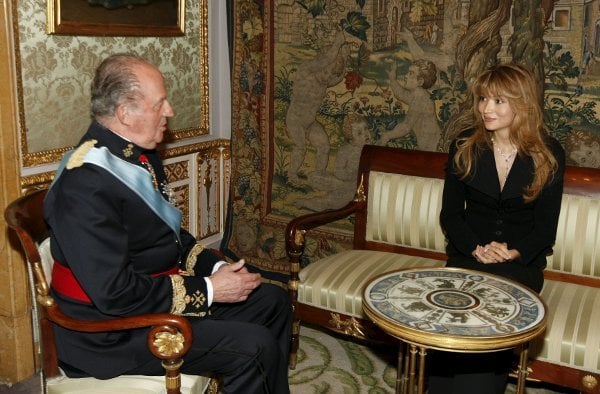 Tarixiy foto: Elchi Gulnora Karimova Ispaniya qiroli Xuan Karlos qabulida
