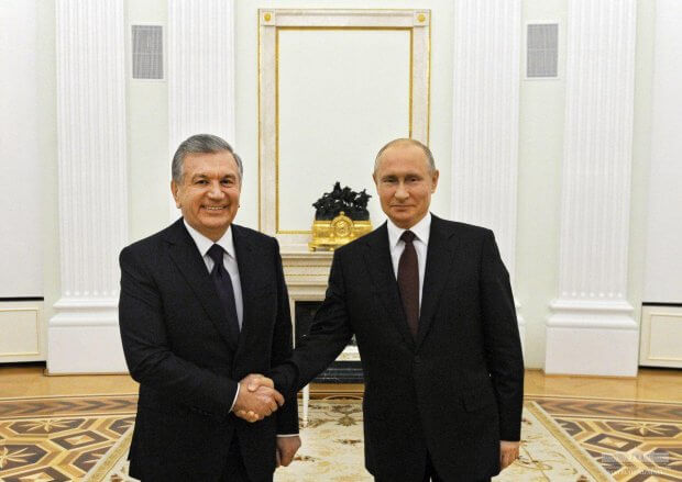 Shavkat Mirziyoyev Kremlda Putin bilan uchrashuv o‘tkazdi