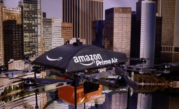 Amazon AQSHda tovarlarni dronlarda yetkazishga ruxsat oldi