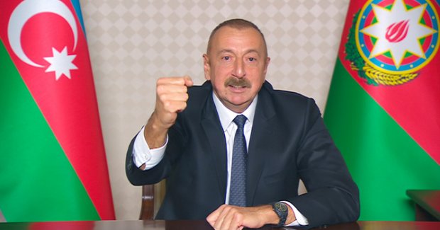 Ilhom Aliyev Tog‘li Qorabog‘dagi muhim shaharda nazorat o‘rnatilganini ma’lum qildi