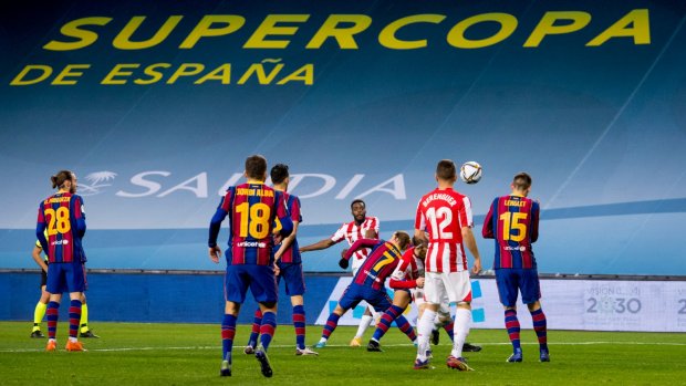 «Barselona» Ispaniya Superkubogi finalida «Atletik B»ga mag‘lub bo‘ldi