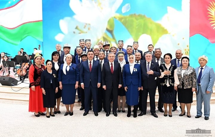 Қирғизистон Президенти шарафига қабул маросими ташкил этилди (фото)