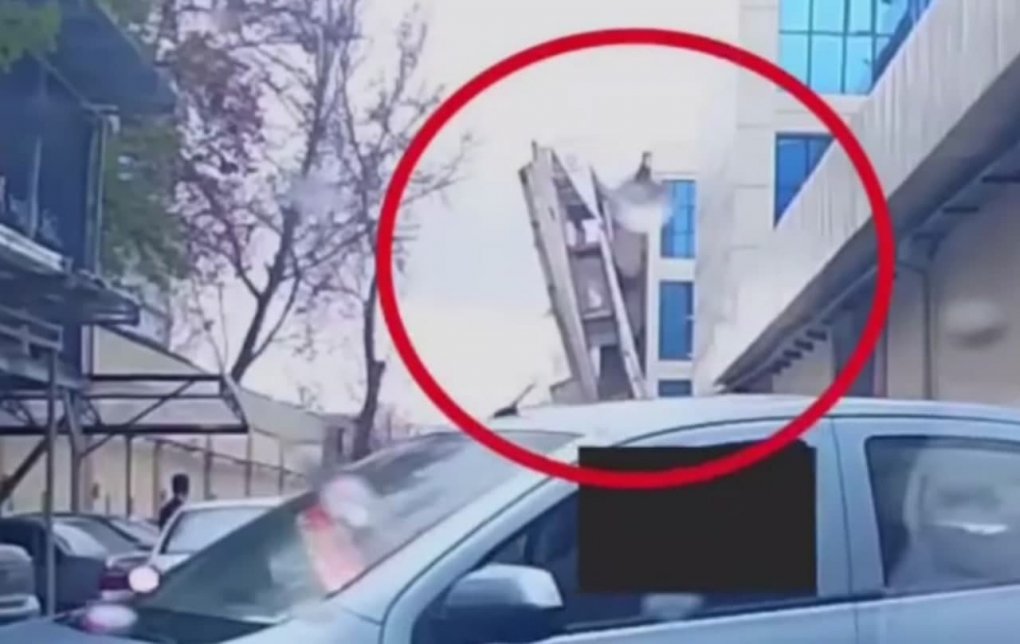 Toshkent markazidagi ko‘p qavatli binoning bir qismi qulab tushdi