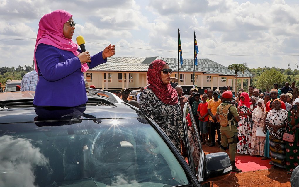 Tanzaniya tarixida ilk bor ayol kishi prezidentlik lavozimini egalladi
