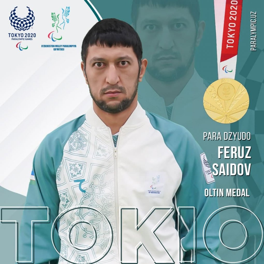 Feruz Sayidov – Tokio-2020 Paralimpiya o‘yinlari chempioni!