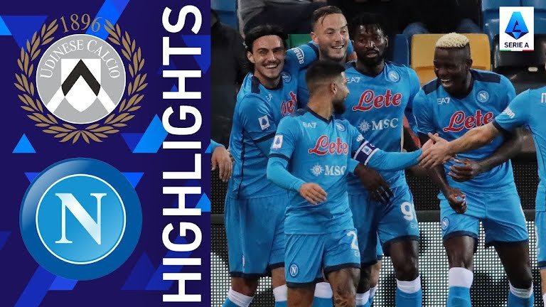 "Napoli" safarda "Udineze" darvozasiga javobsiz 4 ta gol urdi (video)