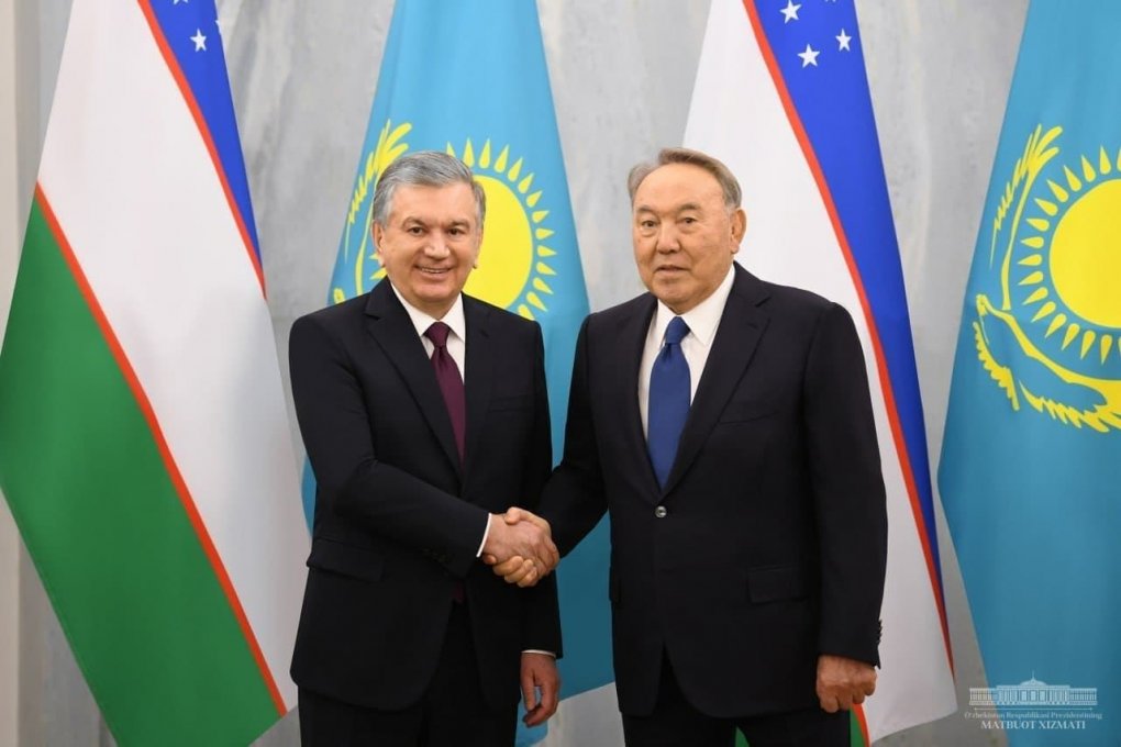 Shavkat Mirziyoyev Nursulton Nazarboyev bilan uchrashdi (foto)