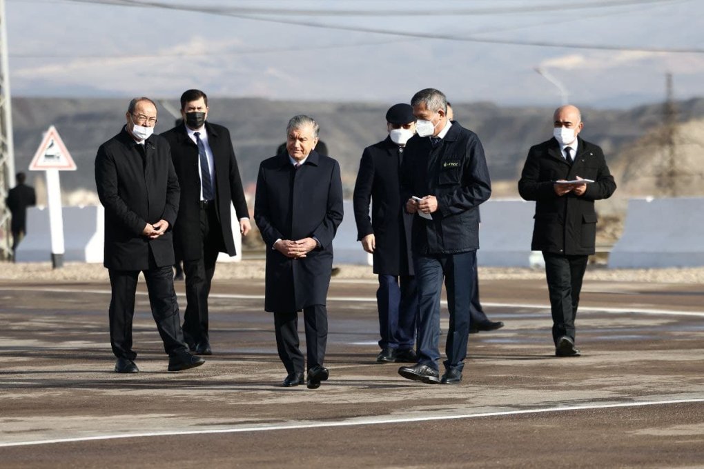 Shavkat Mirziyoyev Olmaliq shahriga tashrif buyurdi