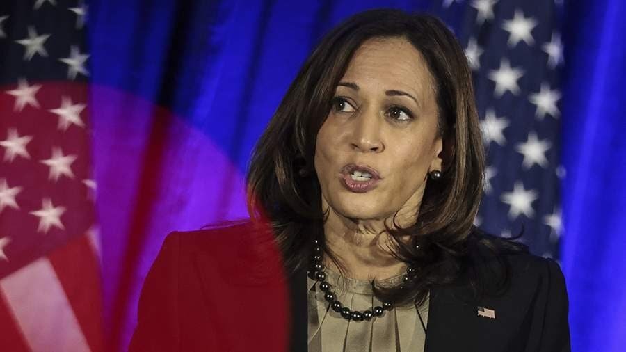 Kamala Harris jurnalistning AQSH prezidenti haqidagi savoliga keskin javob berdi