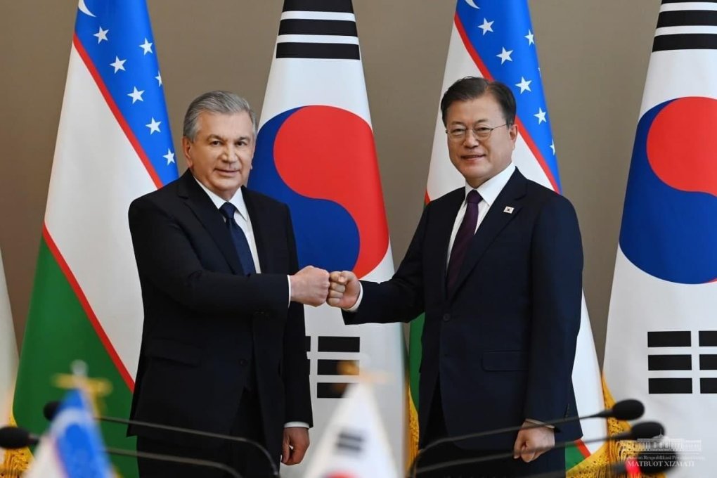 Shavkat Mirziyoyev O‘zbekiston va Koreya aloqalarini ittifoqchilik darajasiga ko‘tarishni taklif qildi