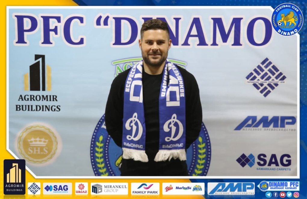 Superligaga chiqqan "Dinamo" yana bir legioner bilan shartnoma imzoladi