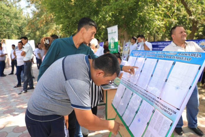 Bekabod shaharda 21 ta alimentchi to‘lovchilar ish bilan ta’minlandi