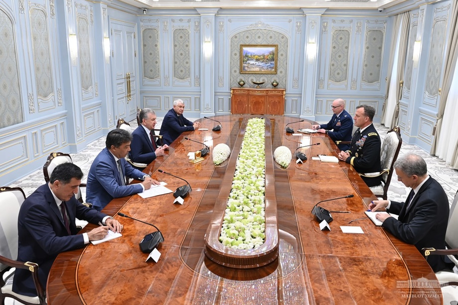 Shavkat Mirziyoyev AQSHlik generalni qabul qildi