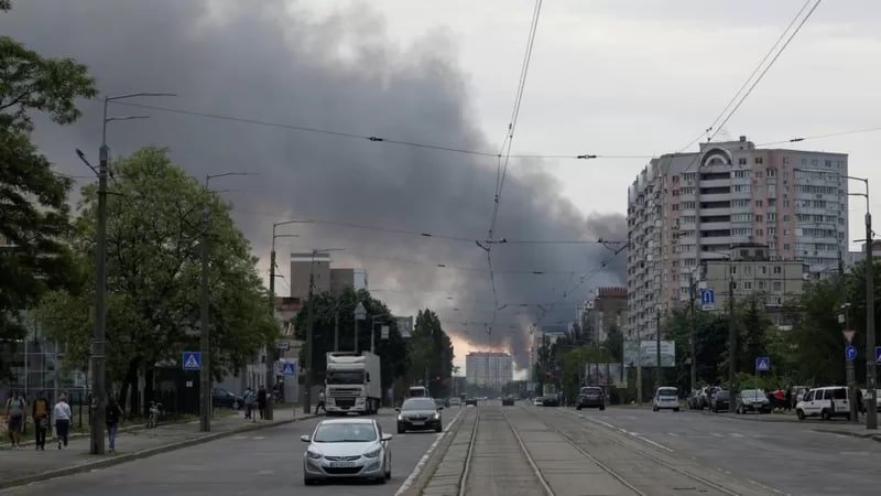 Kiyevga yana raketa zarbalari berildi