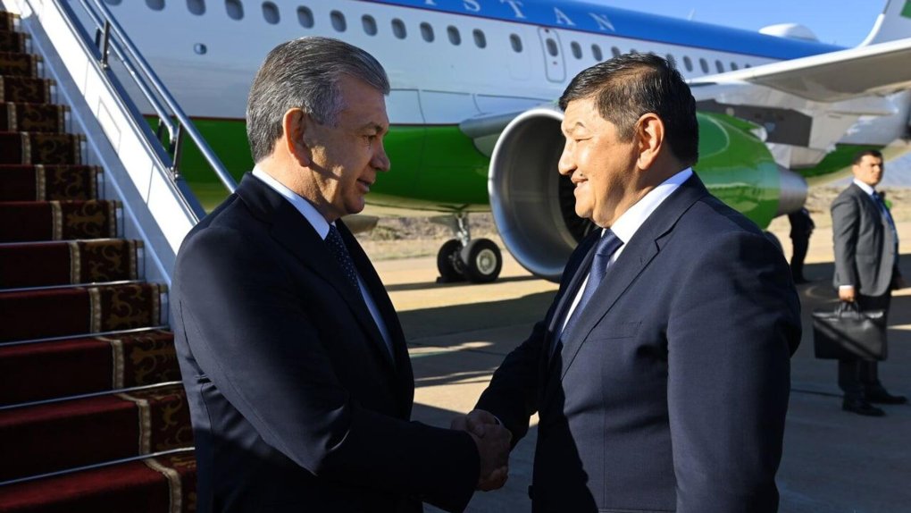 Shavkat Mirziyoyev Qirg‘izistonga keldi (foto)