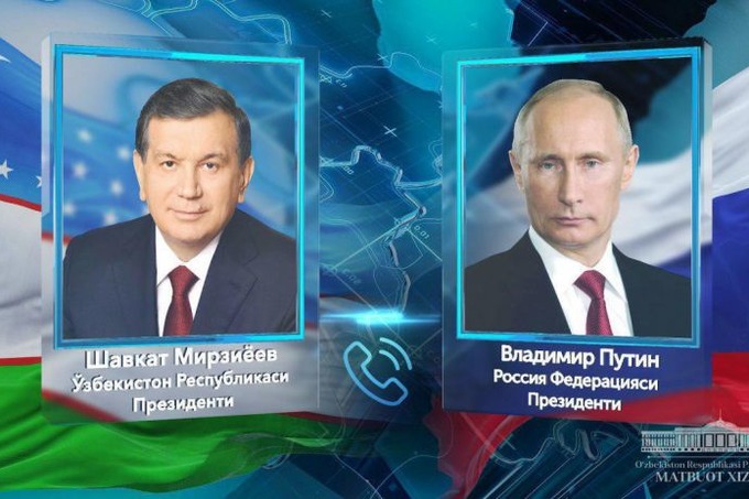 Shavkat Mirziyoyev va Vladimir Putin telefonlashib olishdi