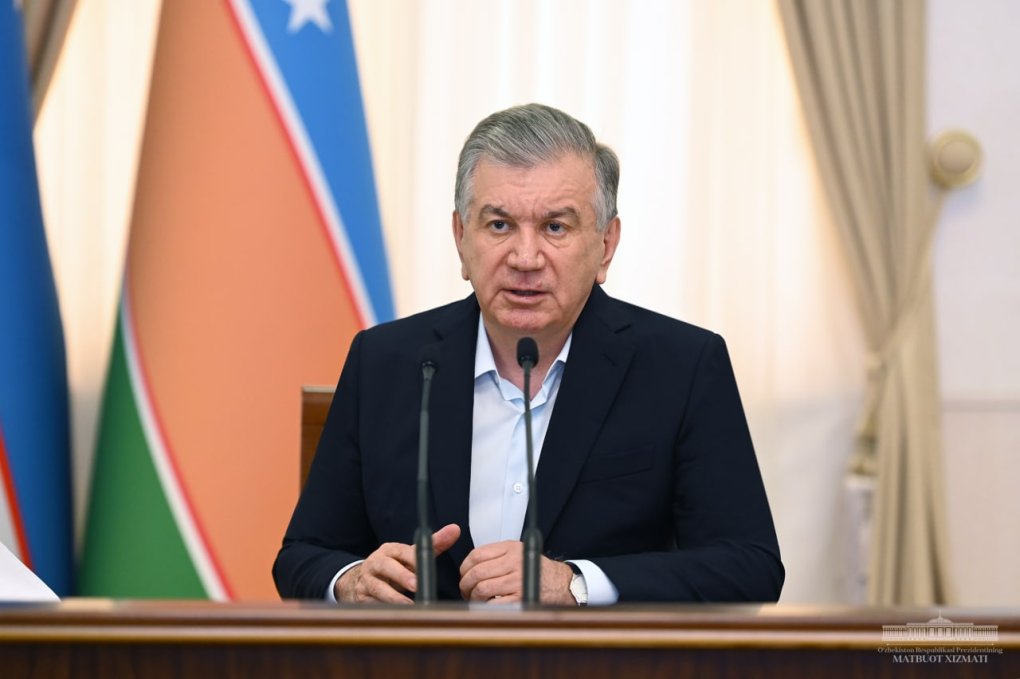 Shavkat Mirziyoyev Qoraqalpog‘istonda videoselektor o‘tkazdi (foto)