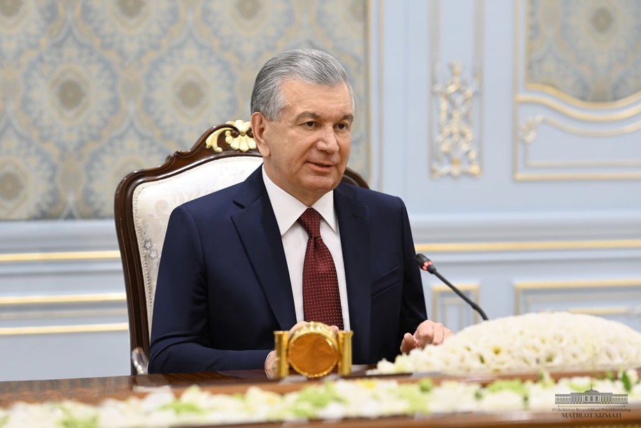 Shavkat Mirziyoyev Mavlud Chovusho‘g‘li boshchiligidagi delegatsiyani qabul qildi