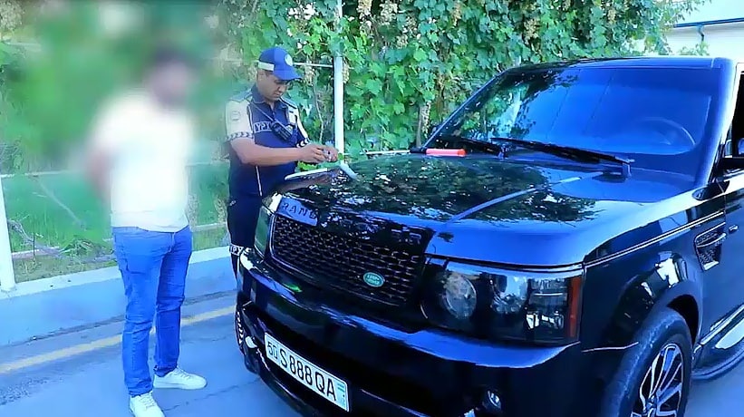 «Range Rover»ga «migalka» o‘rnatgan shovvoz jazolandi