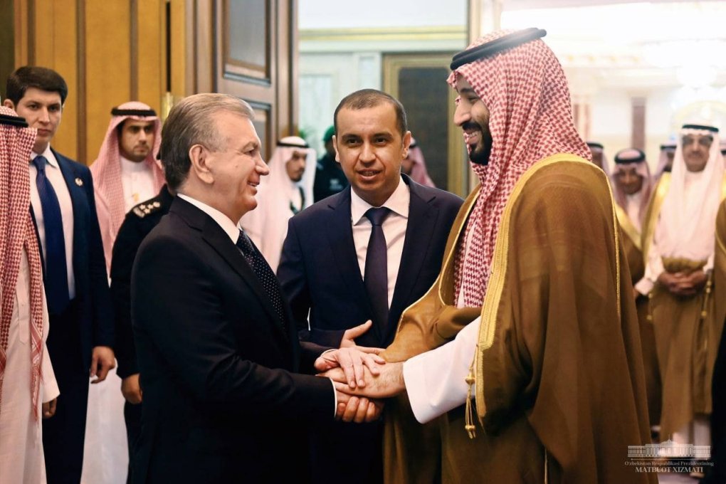 Shavkat Mirziyoyev va Muhammad bin Salmon Ol Saud o‘rtasida muzokaralar bo‘lib o‘tdi