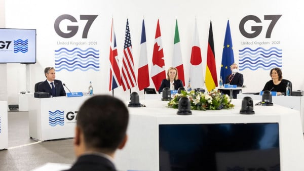 G7 ҳеч қачон Украина шарқидаги «референдум»лар натижасини тан олмаслигини маълум қилди