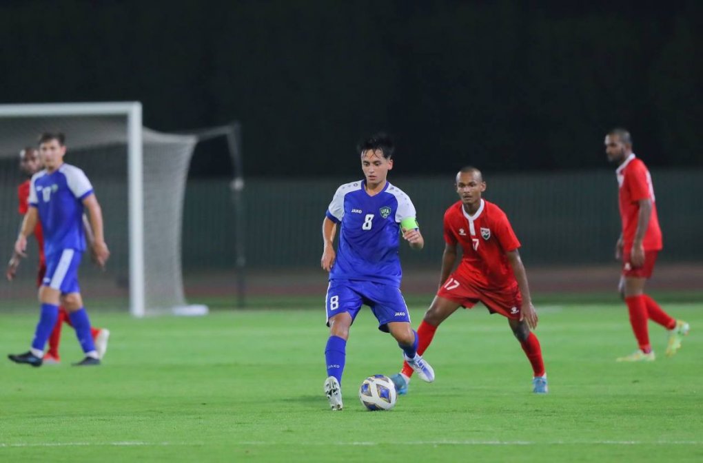 U-20 Осиё кубоги. Ўзбекистон U-19 терма жамоаси Мальдивни 7:0 ҳисобида таслим этди