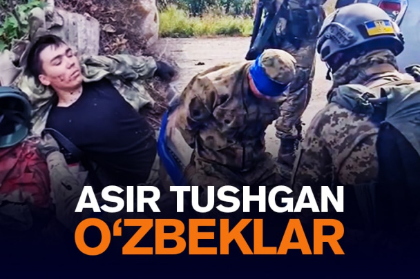 Ukrainada asir tushgan o‘zbeklar: biri migrant, ikkinchisi talaba (video)