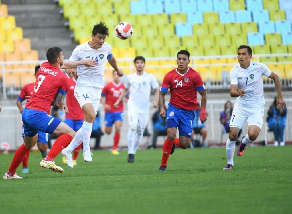 G‘alaba qozonayotgan O‘zbekiston termasi so‘nggi daqiqalarda 2ta gol qo‘yib yubordi