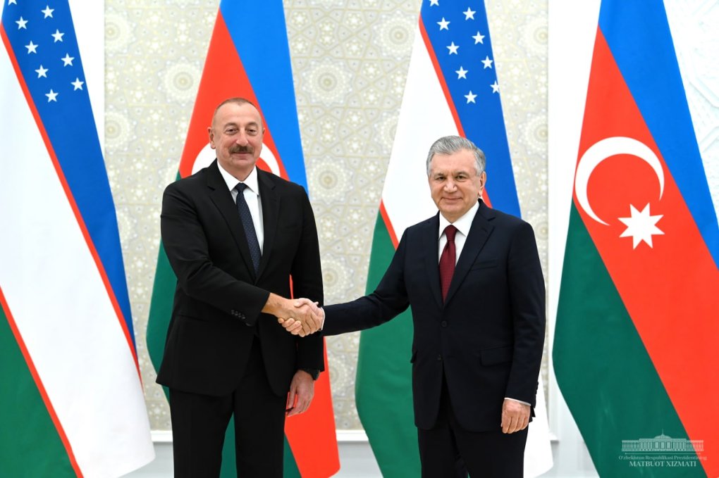 Shavkat Mirziyoyev va Ilhom Aliyev hamkorlikni kengaytirish masalasini muhokama qildi