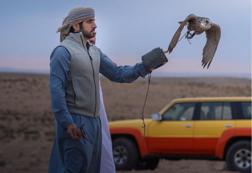 Dubay shahzodasi ov qilish uchun O‘zbekistonga keldi (foto)