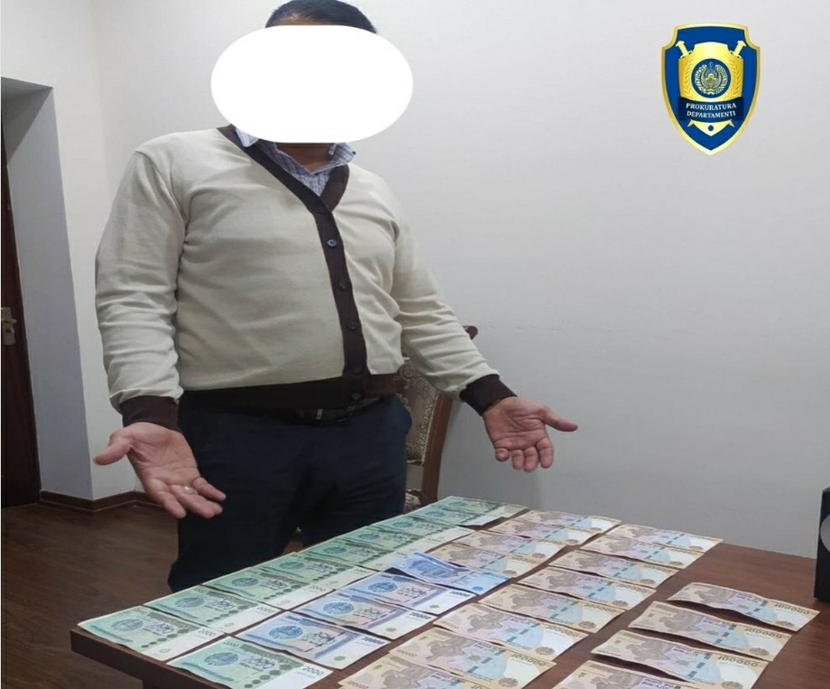 Urganch shahrida markaz direktori ushlandi