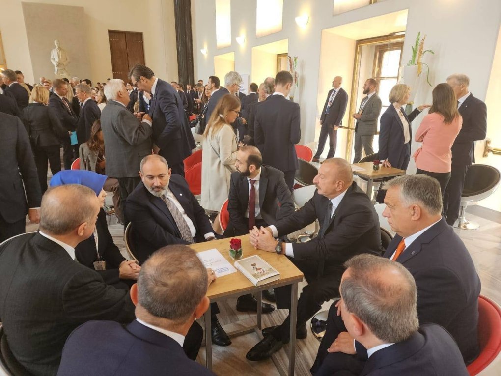 Pragada Aliyev, Erdo‘g‘an va Pashinyan uchrashuv o‘tkazdi