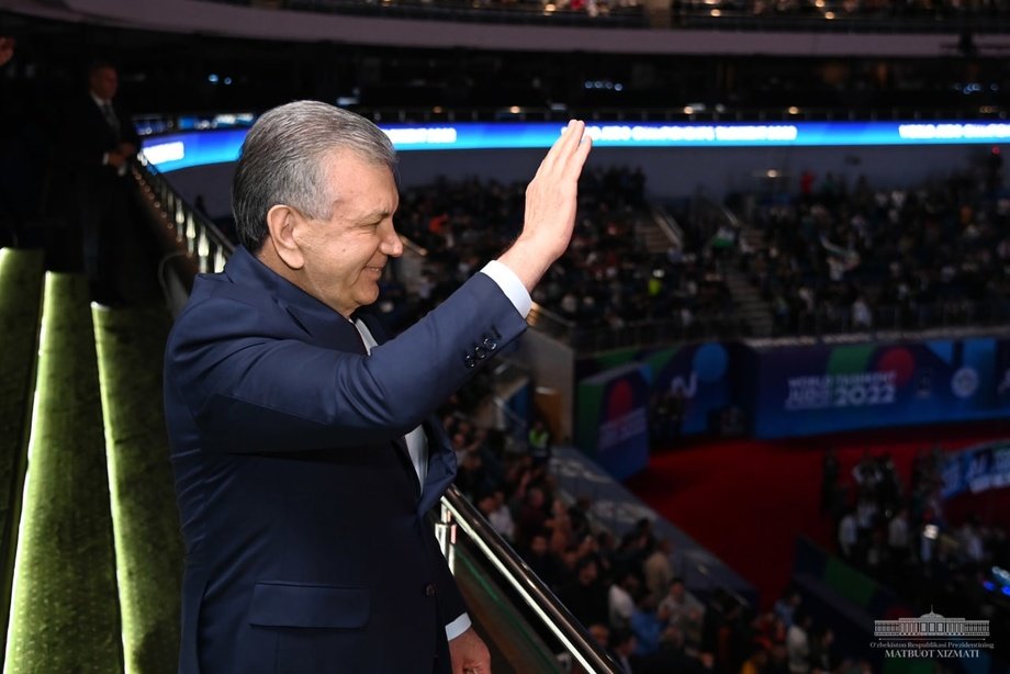 Shavkat Mirziyoyev dzyudo bo‘yicha jahon chempionatida (foto)