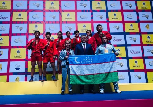 Sambo. Mahmudjon Maqsudov - Jahon chempioni, yana 6 sportchimiz shohsupaga ko‘tarildi