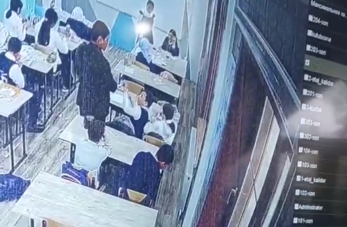 Тошкентдаги хусусий мактабда ўқувчилар калтаклаб келингани айтилмоқда (видео)
