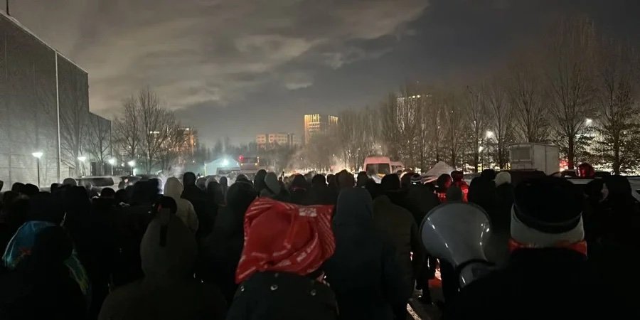 Қозоғистон ИИВ Остонадаги митингда 300 киши иштирок этганини маълум қилди