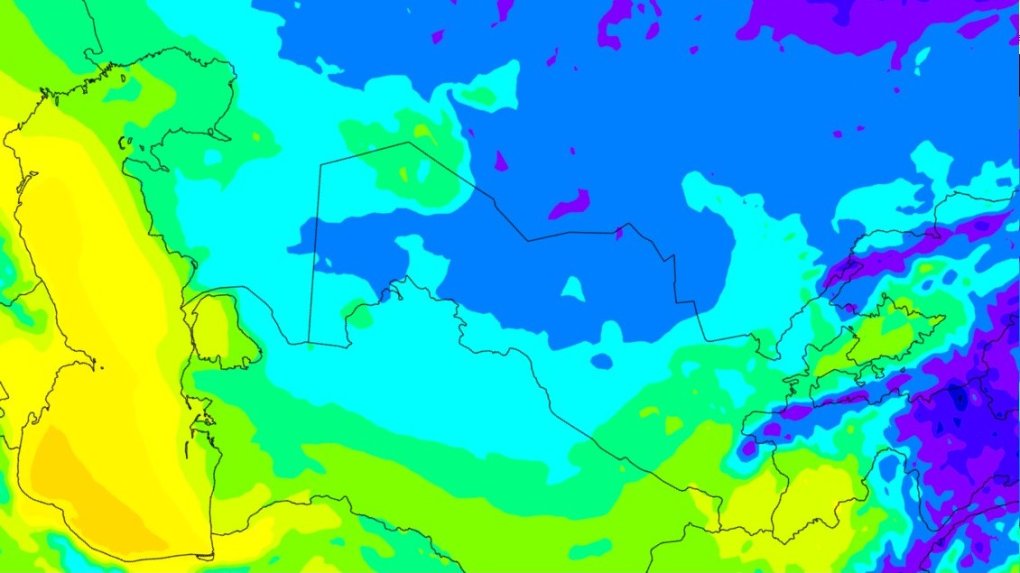 O‘zbekiston hududining katta qismida anomal past havo harorati kutilyapti