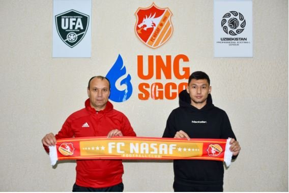 Rasman! "Nasaf" sobiq futbolchisini ortga qaytardi