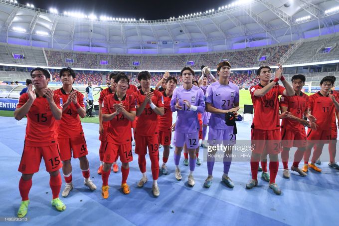 U-20 jahon chempionati. Urugvay va Koreya ham 1/4 finalga yo‘l oldi