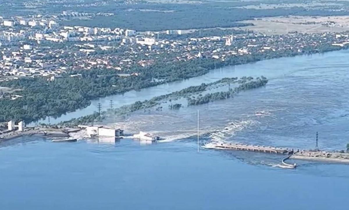 Xerson oblastidagi Kaxovka GES portlatildi. Asosiy ma’lumotlar (video)