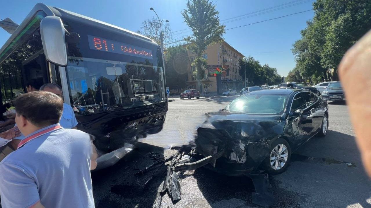 Toshkentda Malibu-2, Lacetti va elektrobus ishtirokida YTH sodir bo‘ldi