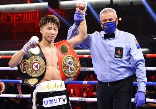 Naoya Inoue Murodjon Ahmadaliyevning vaznida WBS va WBO kamarlari egasiga aylandi, super nokaut (video)