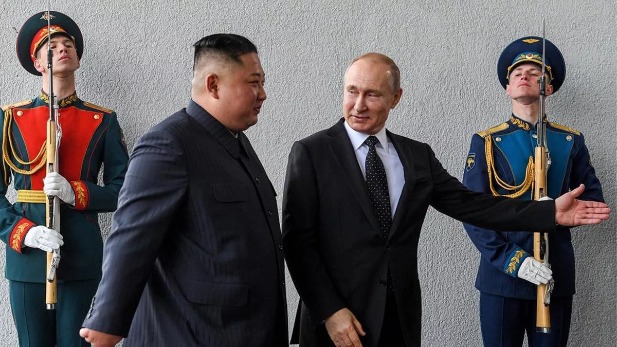 Ким Чен Ин ва Путин “Восточний” космодромида учрашди (видео)
