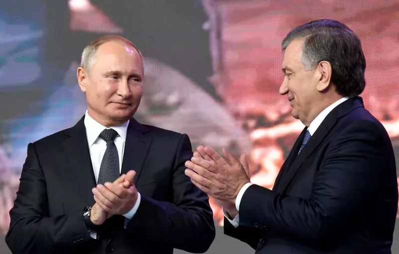 Путин Россия ва Ўзбекистон муносабатларининг ривожланиши ҳақида гапирди