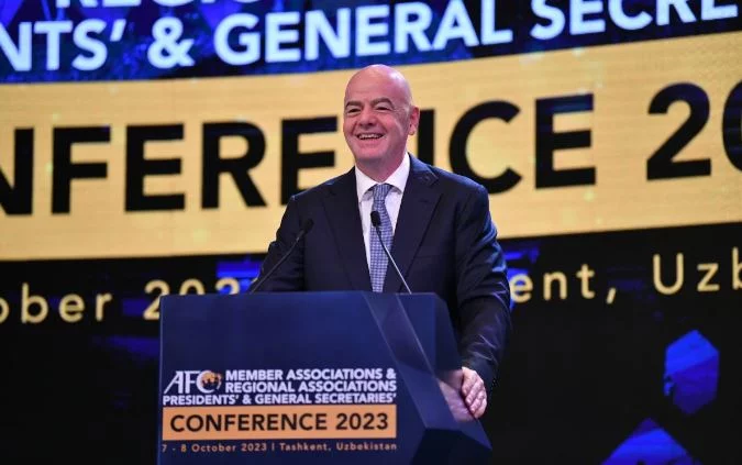 Infantino: "O‘zbekiston so‘nggi bir necha yil ichida futbolni rivojlantirish bo‘yicha barchaga namuna bo‘lmoqda"